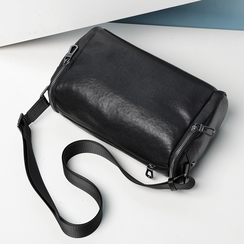 Luxury Bags England - %100 Hakiki Deri Erkek Çantası Yuvarlak