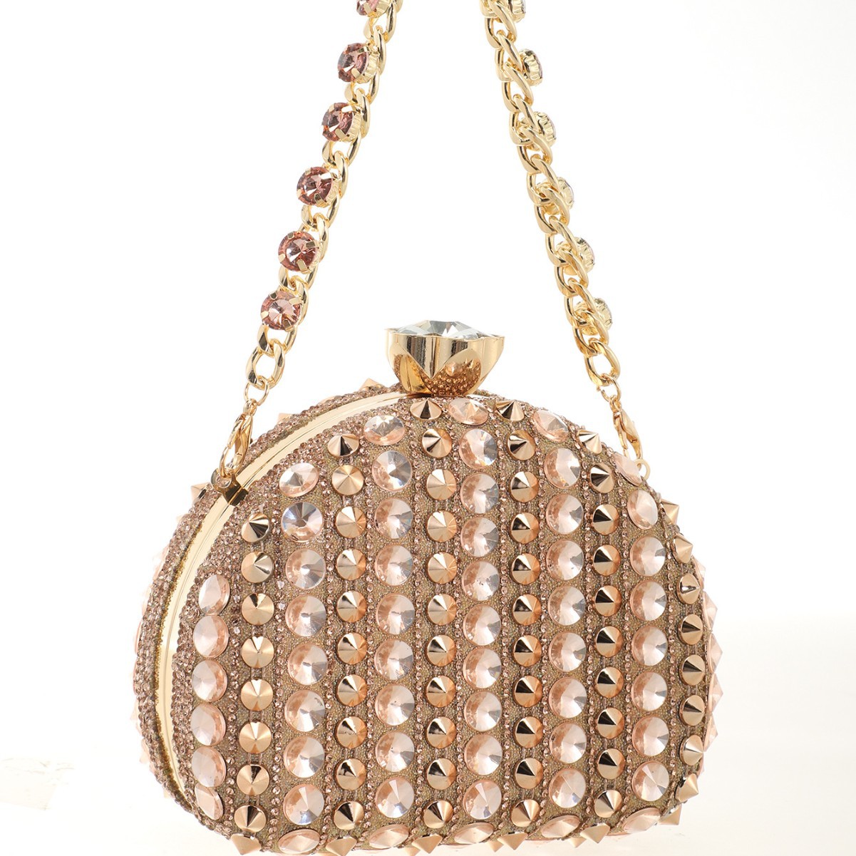 Mini Bag Evening Clutch - Yeni Kadın Elmas İşlemeli Yemek Daveti