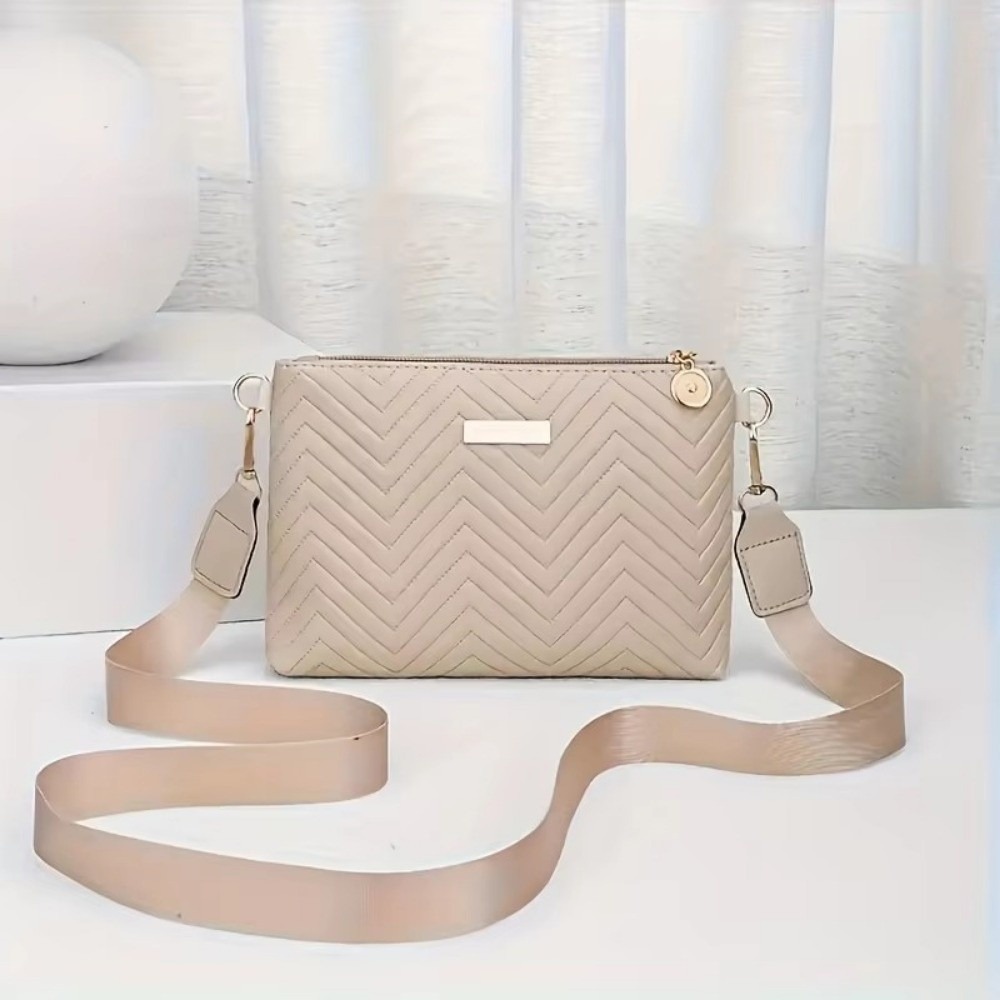 Chain Crossbody Quilted - Minimalist Kapitone Zincirli Çapraz Askılı Çanta