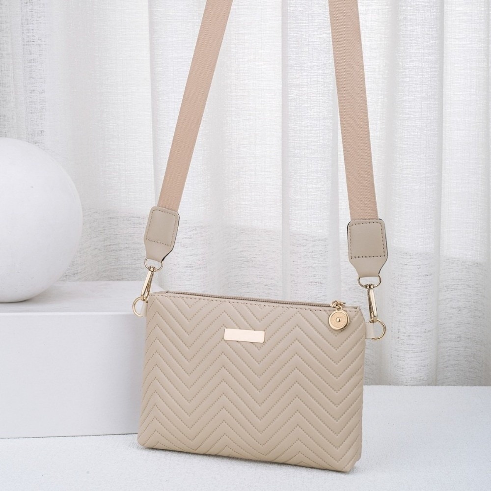 Chain Crossbody Quilted - Minimalist Kapitone Zincirli Çapraz Askılı Çanta