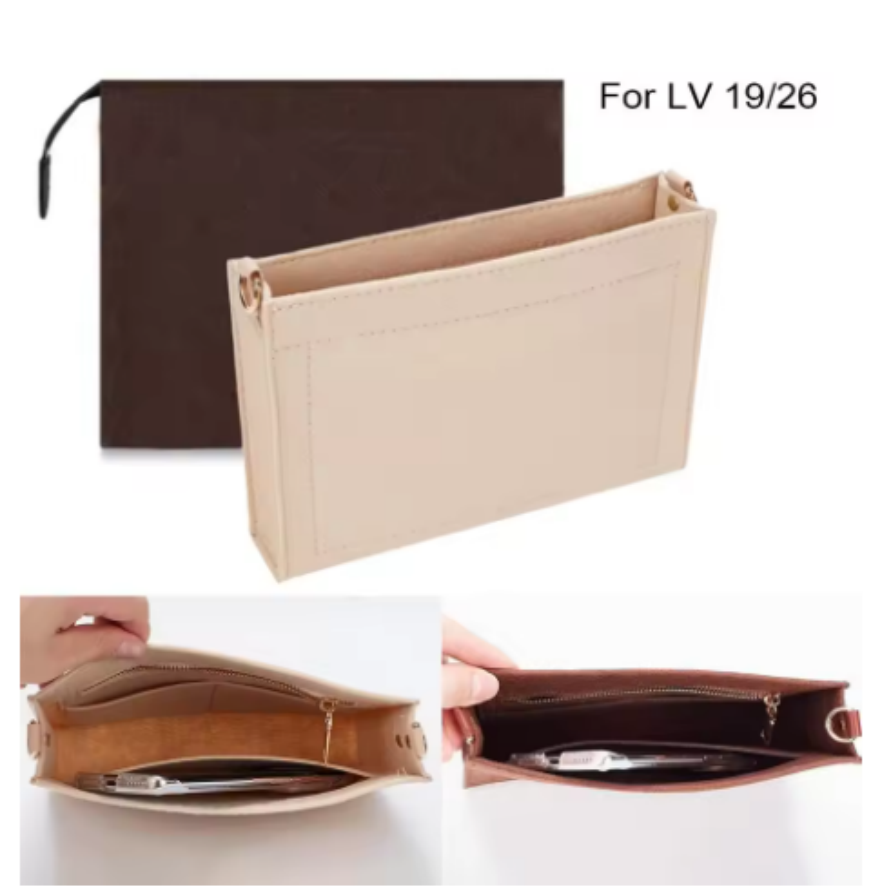 Luxury Bags Lv - Düzenli Keçe Çanta Eklenti Çantası Kozmetik