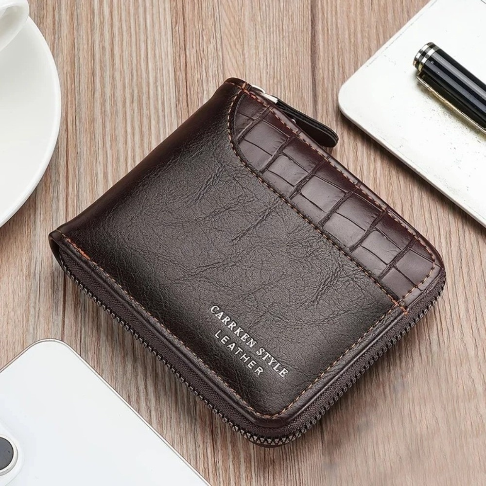 Luxury Bags News - Yeni PU Deri Erkek Cüzdan Lüks