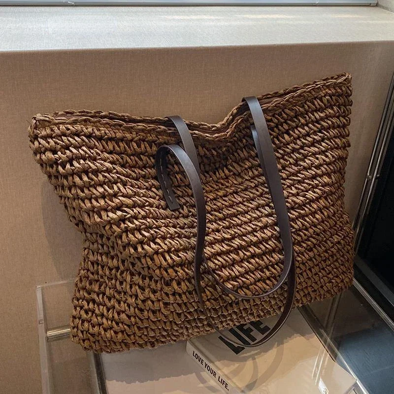 Luxury Bags In Sale - PU Lüks Tasarım Omuz Çantası Dokuma