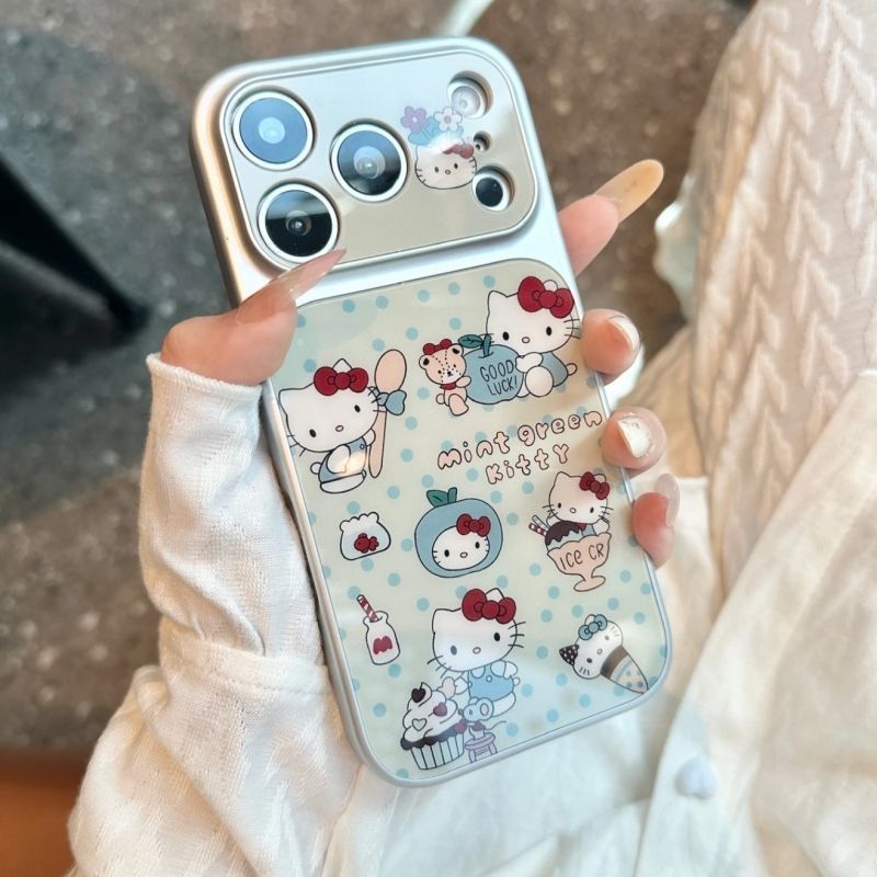Luxury Bags From Japan - Sevimli Karikatür Kedi Akrilik Telefon Kılıfı