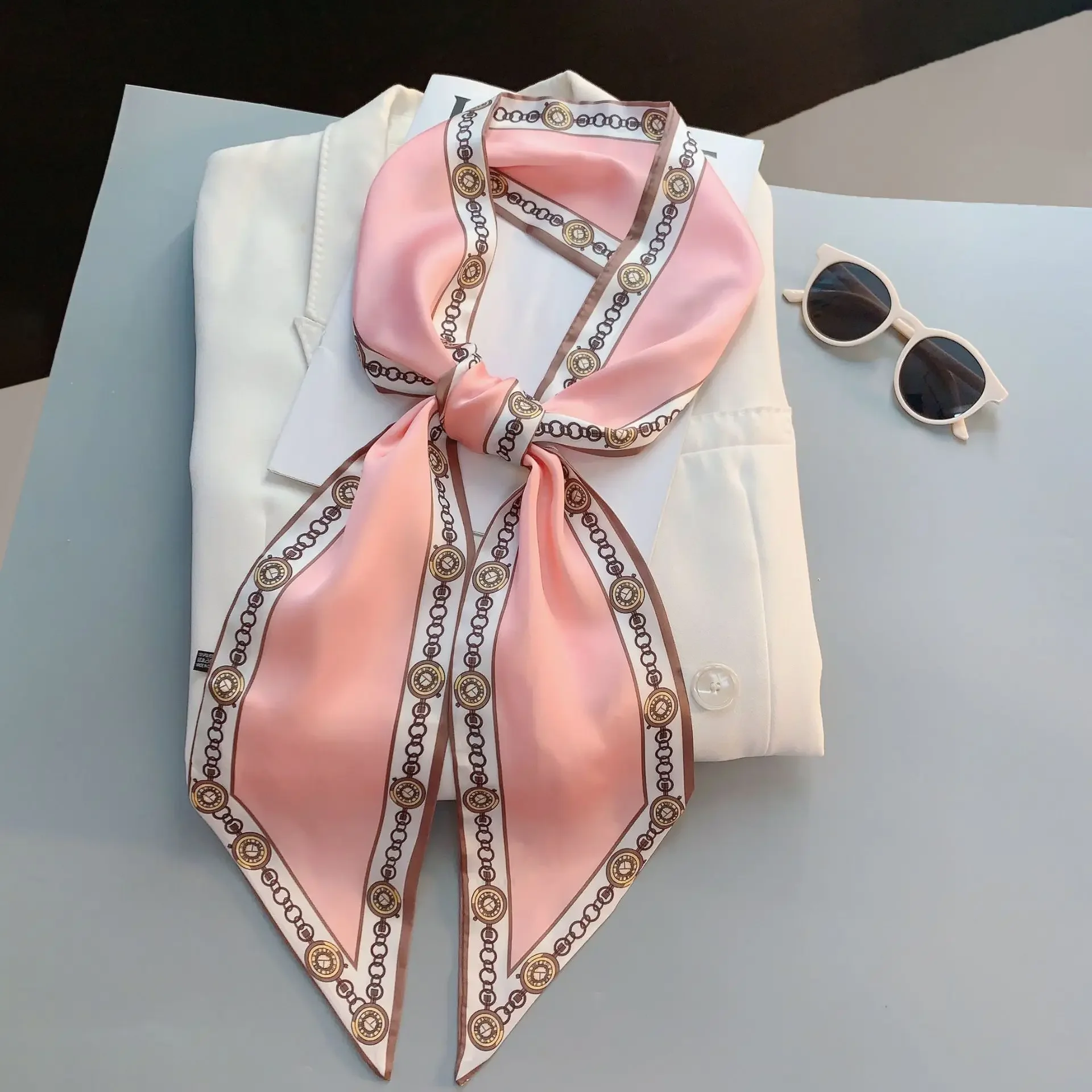 Tasarım Baskılı İnce Eşarp Eko - Luxury Bags Women Brands incelemesi ve fiyatı
