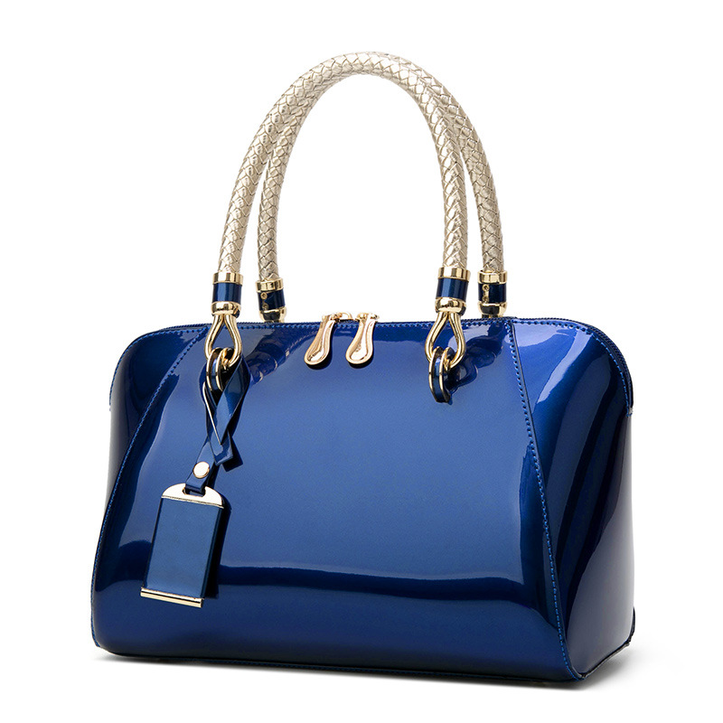 Lüks tasarımcı çanta parlak de - Luxury Bags Blue incelemesi ve fiyatı