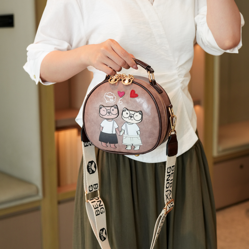 Yeni stil kadın yuvarlak çanta - Luxury Bags News incelemesi ve fiyatı