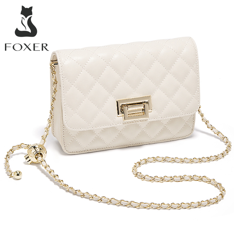 FOXER 2026 Kadın Beyaz Kapiton - Chain Crossbody Quilted incelemesi ve fiyatı
