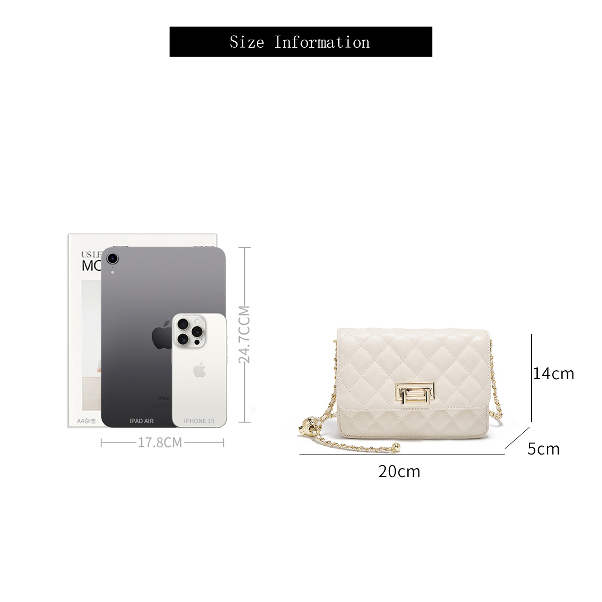 FOXER 2026 Kadın Beyaz Kapiton - Chain Crossbody Quilted incelemesi ve fiyatı
