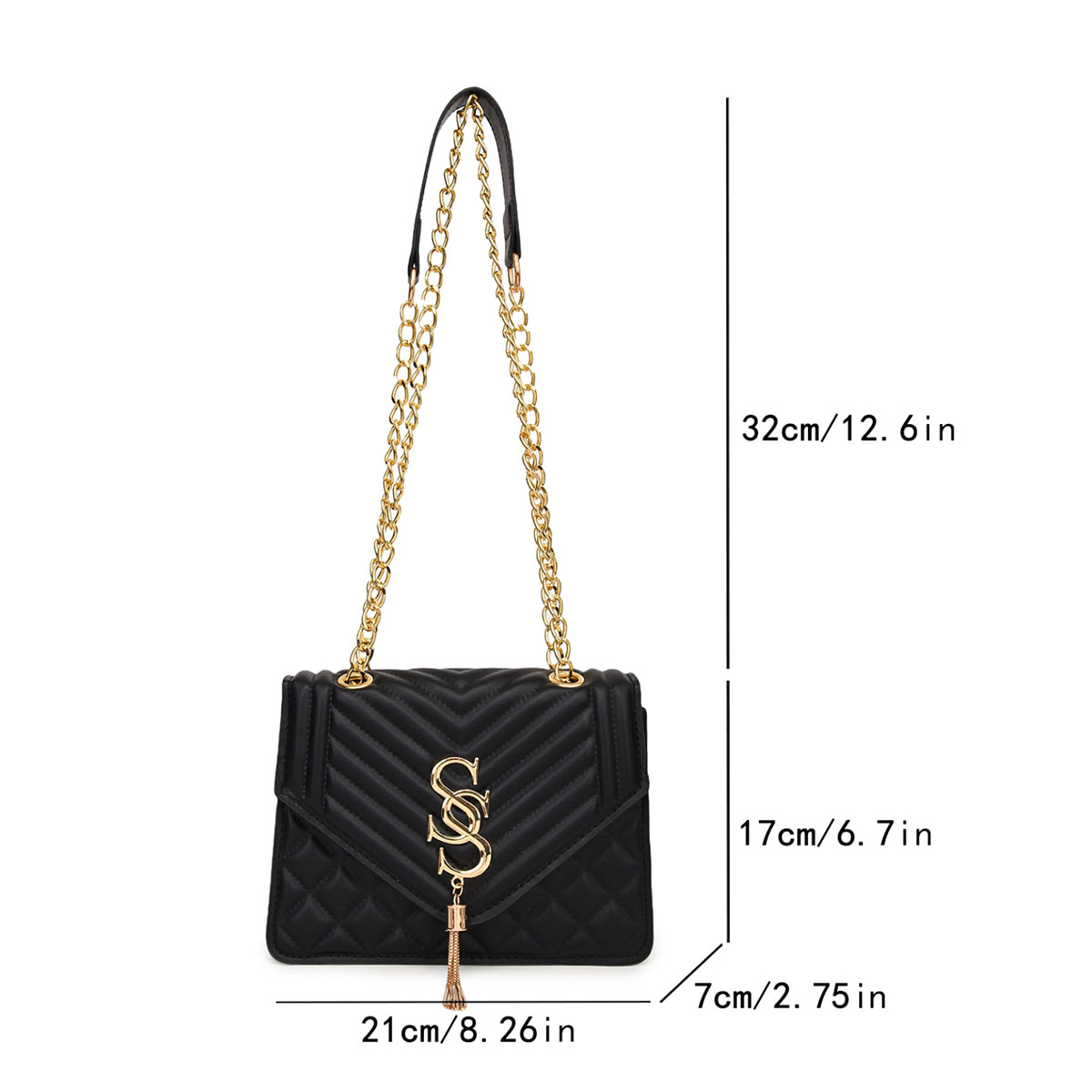 Hafif Lüks Zarif Argyle Kapito - Chain Crossbody Quilted incelemesi ve fiyatı