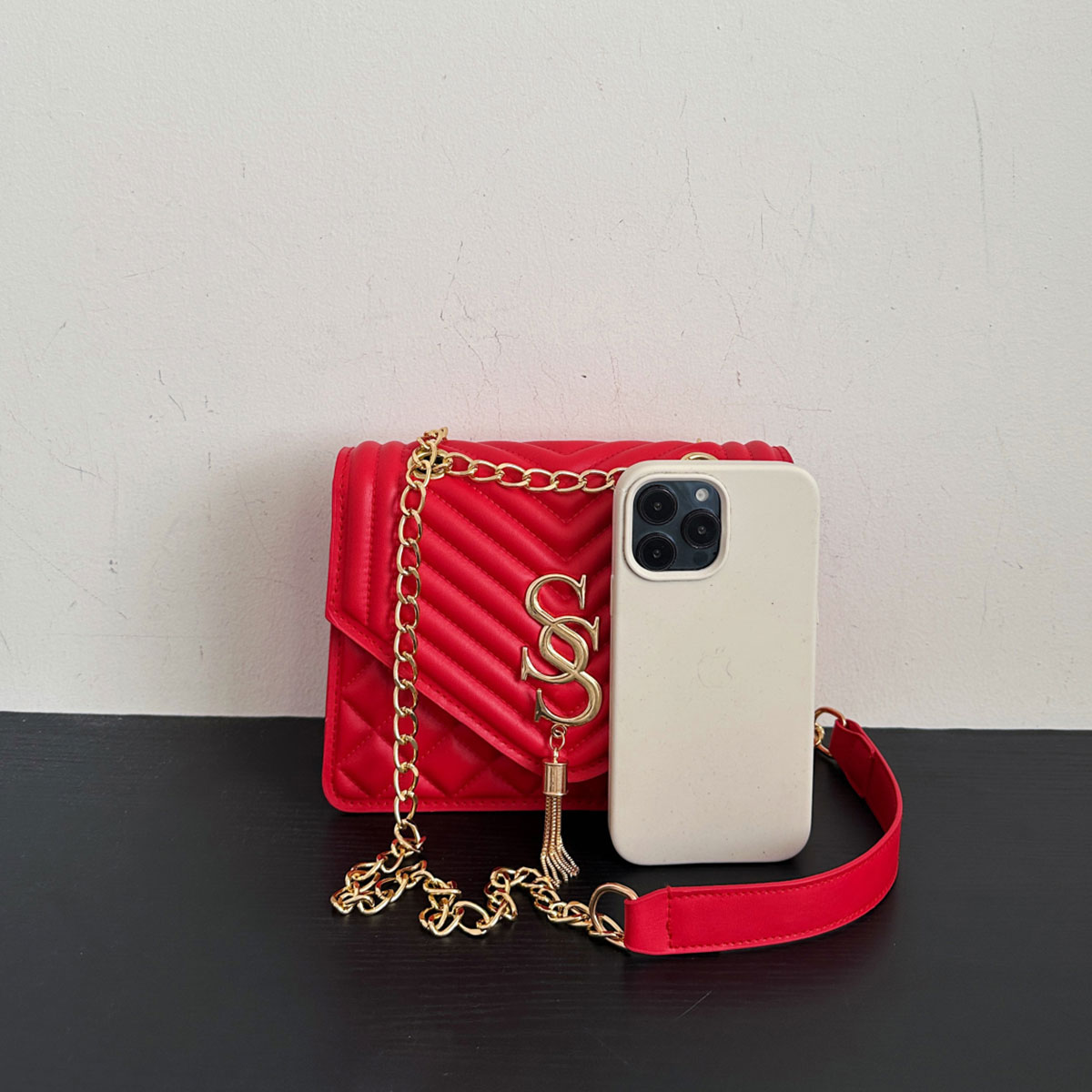 Hafif Lüks Zarif Argyle Kapito - Chain Crossbody Quilted incelemesi ve fiyatı