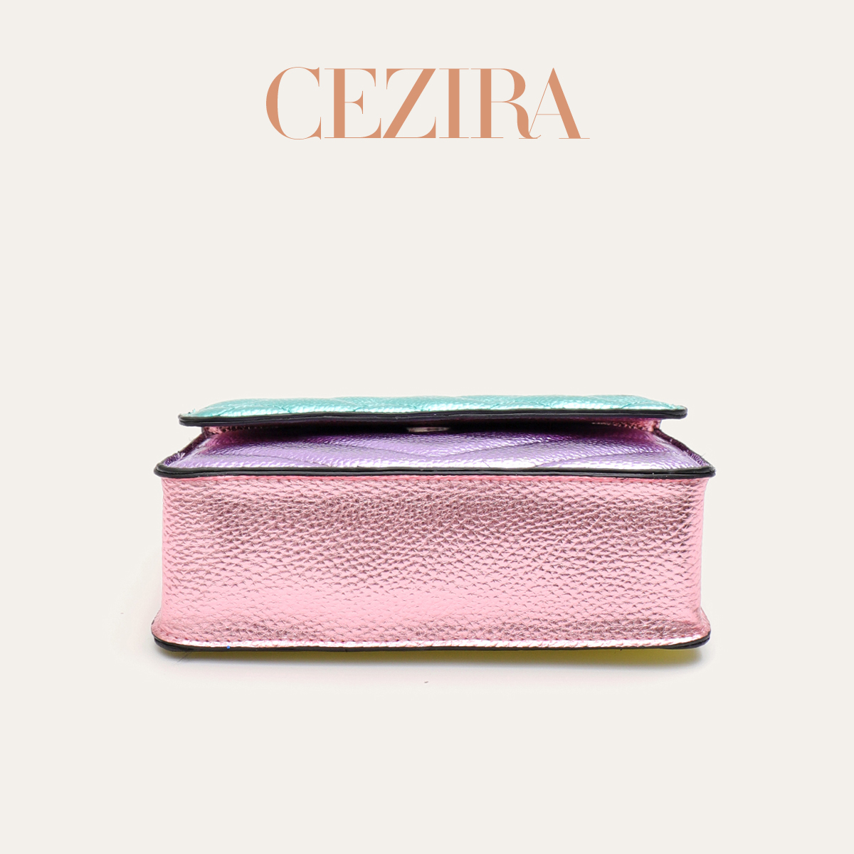 Kadın PU Deri Çanta Metalik Re - Chain Crossbody Quilted incelemesi ve fiyatı