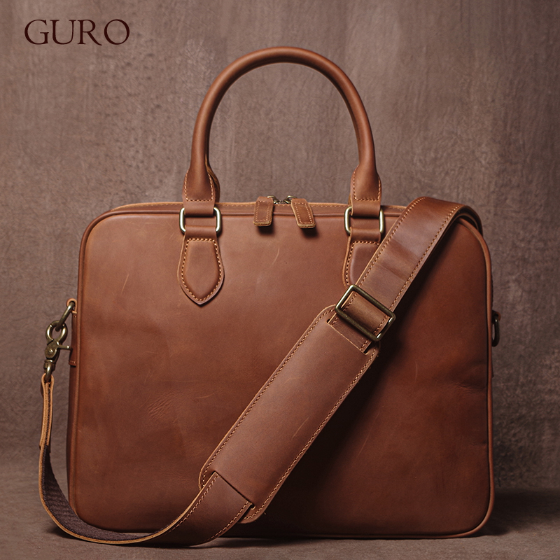 GURO Erkekler Çılgın At Inek D - Luxury Bags Laptop incelemesi ve fiyatı