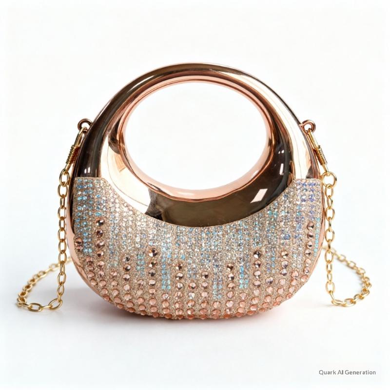 Şık Mini Abiye Çantası, Taşlı  - Mini Bag Evening Clutch incelemesi ve fiyatı
