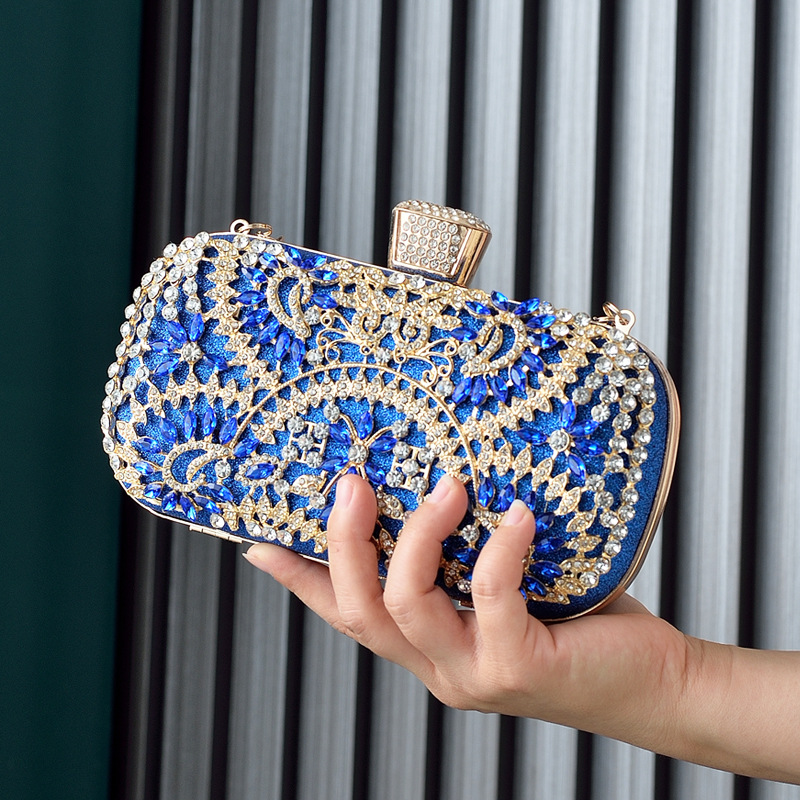 Kadın Debriyaj Parti Lüks Mavi - Luxury Bags Blue incelemesi ve fiyatı